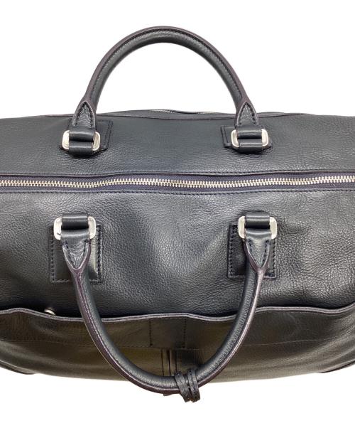 aniary（アニアリ）aniary (アニアリ) レザーボストンバッグ ネイビーの古着・服飾アイテム