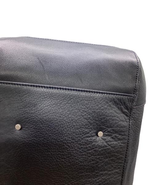 aniary（アニアリ）aniary (アニアリ) レザーボストンバッグ ネイビーの古着・服飾アイテム