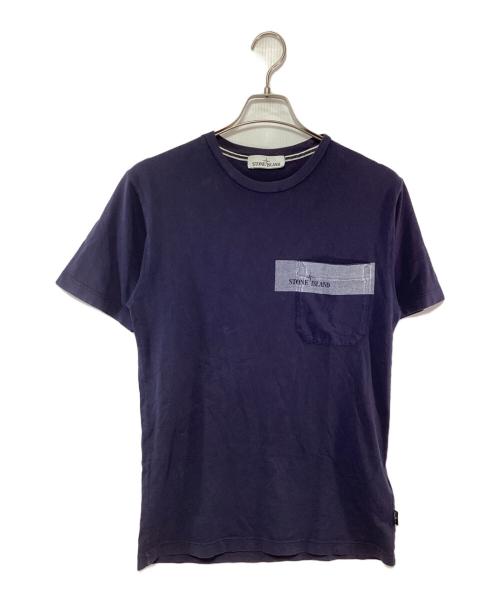 STONE ISLAND（ストーンアイランド）STONE ISLAND (ストーンアイランド) Tシャツ パープル サイズ:Sの古着・服飾アイテム