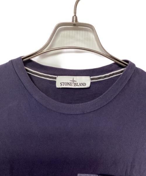 STONE ISLAND（ストーンアイランド）STONE ISLAND (ストーンアイランド) Tシャツ パープル サイズ:Sの古着・服飾アイテム