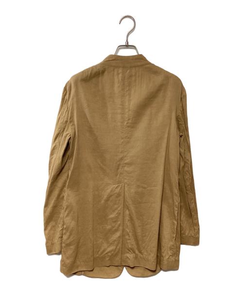 theory（セオリー）theory (セオリー) ノーカラージャケット ベージュ サイズ:2の古着・服飾アイテム