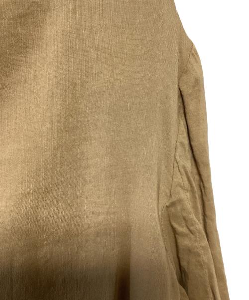 theory（セオリー）theory (セオリー) ノーカラージャケット ベージュ サイズ:2の古着・服飾アイテム