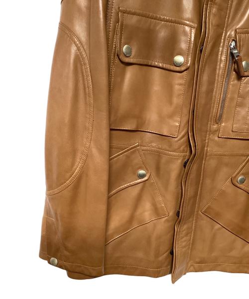 POLO RALPH LAUREN（ポロ・ラルフローレン）POLO RALPH LAUREN (ポロ・ラルフローレン) M65レザージャケット キャメル サイズ:XSの古着・服飾アイテム
