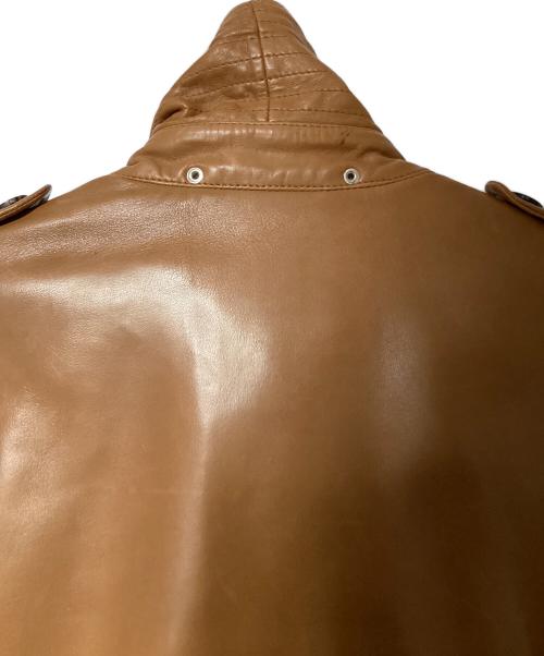 POLO RALPH LAUREN（ポロ・ラルフローレン）POLO RALPH LAUREN (ポロ・ラルフローレン) M65レザージャケット キャメル サイズ:XSの古着・服飾アイテム