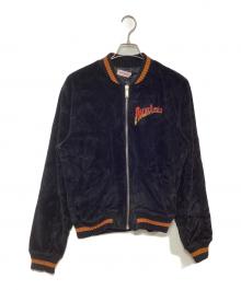 Palm Angels（パーム エンジェルス）の古着「VELVET SOUVENIR JACKET」｜ブラック