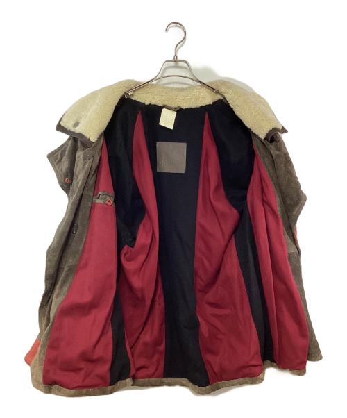 MARITHE+FRANCOIS GIRBAUD（マリテフランソワジルボー）MARITHE+FRANCOIS GIRBAUD (マリテフランソワジルボー) 【古着】レザージャケット ブラウン×アイボリー サイズ:不明の古着・服飾アイテム