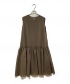 FOXEY NEWYORKフォクシーニューヨーク）の古着「ノースリーブワンピース」｜ブラウン
