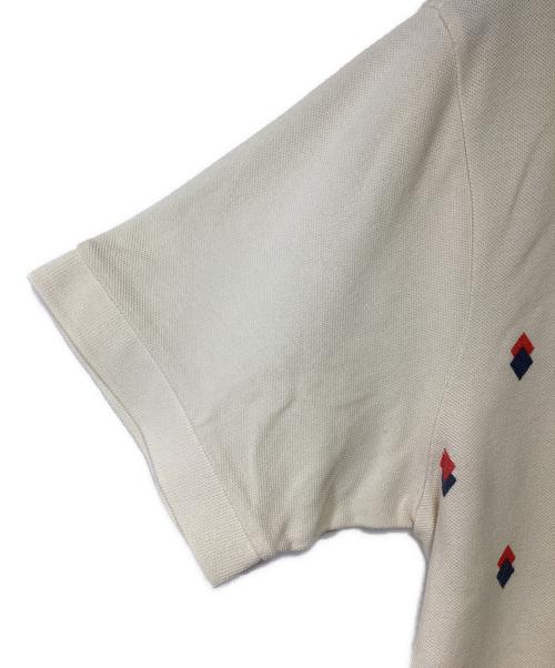 Star OF HOLLYWOOD（スターオブハリウッド）Star OF HOLLYWOOD (スターオブハリウッド) ポロシャツ アイボリー サイズ:記載無しの古着・服飾アイテム