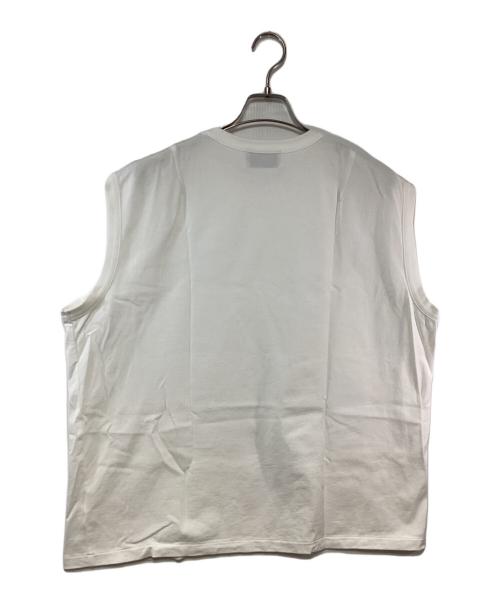 WEWILL（ウィーウィル）WEWILL (ウィーウィル) ノースリーブカットソー ホワイト サイズ:3の古着・服飾アイテム