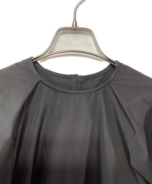 ELLA（エラ）ELLA (エラ) オーガンジー袖ブラウス ブラック サイズ:Fの古着・服飾アイテム