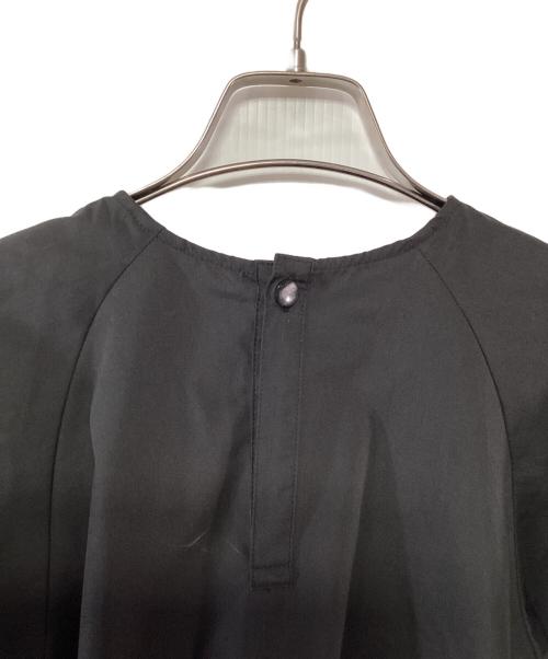 ELLA（エラ）ELLA (エラ) オーガンジー袖ブラウス ブラック サイズ:Fの古着・服飾アイテム