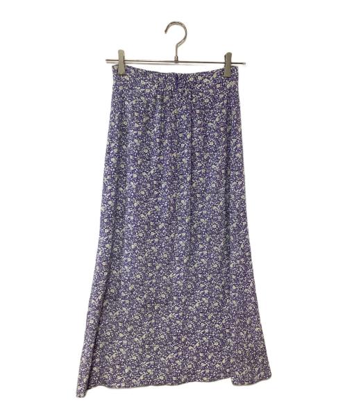 FRAY ID（フレイ アイディー）FRAY ID (フレイ アイディー) 柄スカート パープル×ホワイトの古着・服飾アイテム