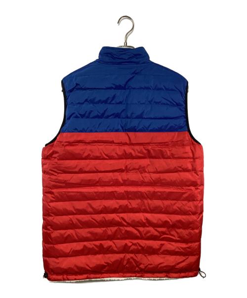 Franklin & Marshall（フランクリン＆マーシャル）Franklin & Marshall (フランクリン＆マーシャル) リバーシブルダウンベスト ブルー×レッド サイズ:L 未使用品の古着・服飾アイテム