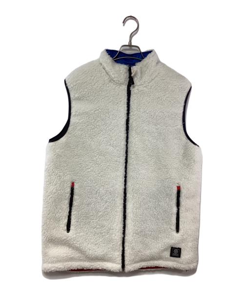 Franklin & Marshall（フランクリン＆マーシャル）Franklin & Marshall (フランクリン＆マーシャル) リバーシブルダウンベスト ブルー×レッド サイズ:L 未使用品の古着・服飾アイテム