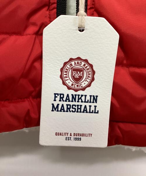 Franklin & Marshall（フランクリン＆マーシャル）Franklin & Marshall (フランクリン＆マーシャル) リバーシブルダウンベスト ブルー×レッド サイズ:L 未使用品の古着・服飾アイテム