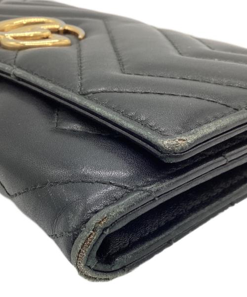 GUCCI（グッチ）GUCCI (グッチ) 長財布 ブラックの古着・服飾アイテム