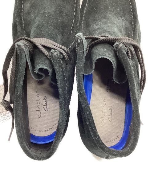 CLARKS（クラークス）CLARKS (クラークス) ワラビーシューズ ブラック サイズ:UK9の古着・服飾アイテム