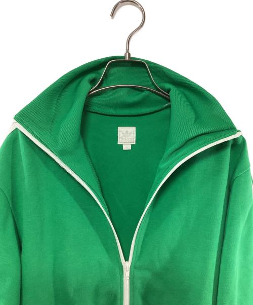adidas Originals（アディダスオリジナル）adidas Originals (アディダスオリジナル) トラックジャケット グリーン×ホワイト サイズ:Lの古着・服飾アイテム