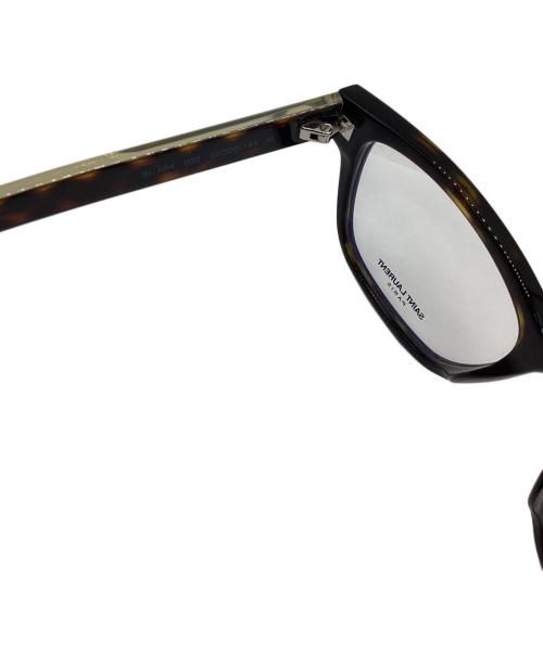 Saint Laurent Paris（サンローランパリ）Saint Laurent Paris (サンローランパリ) 伊達眼鏡 ブラウンの古着・服飾アイテム