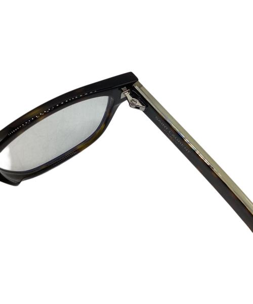 Saint Laurent Paris（サンローランパリ）Saint Laurent Paris (サンローランパリ) 伊達眼鏡 ブラウンの古着・服飾アイテム