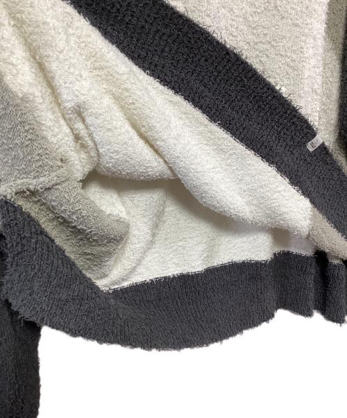 MAGIC STICK（マジックスティック）MAGIC STICK (マジックスティック) プルオーバーパーカー ホワイト×グレー サイズ:XLの古着・服飾アイテム