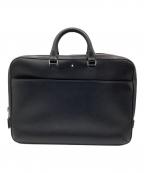 MONTBLANCモンブラン）の古着「レザーブリーフケース」｜ブラック