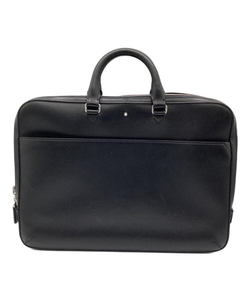MONTBLANC（モンブラン）MONTBLANC (モンブラン) レザーブリーフケース ブラックの古着・服飾アイテム