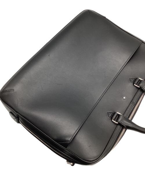 MONTBLANC（モンブラン）MONTBLANC (モンブラン) レザーブリーフケース ブラックの古着・服飾アイテム