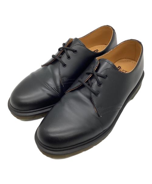Dr.Martens（ドクターマーチン）Dr.Martens (ドクターマーチン) 3ホールシューズ ブラック サイズ:UK 8の古着・服飾アイテム