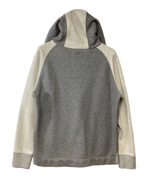 B.V.D（ビーブイディー）B.V.D (ビーブイディー) プルオーバーパーカー グレー×アイボリー サイズ:XLの古着・服飾アイテム