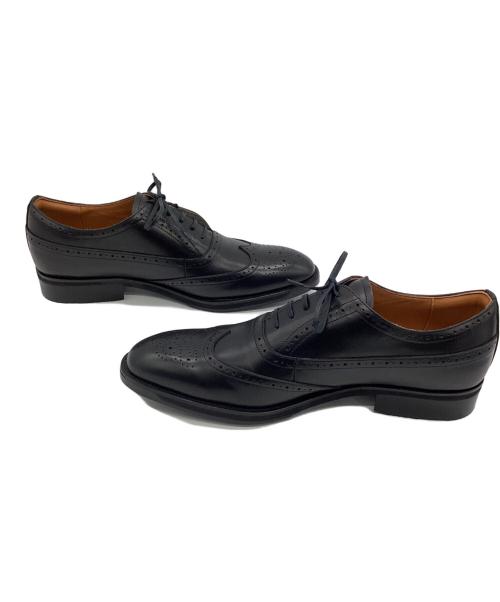 asics（アシックス）asics (アシックス) ウィングチップシューズ ブラック サイズ:25.5 未使用品の古着・服飾アイテム