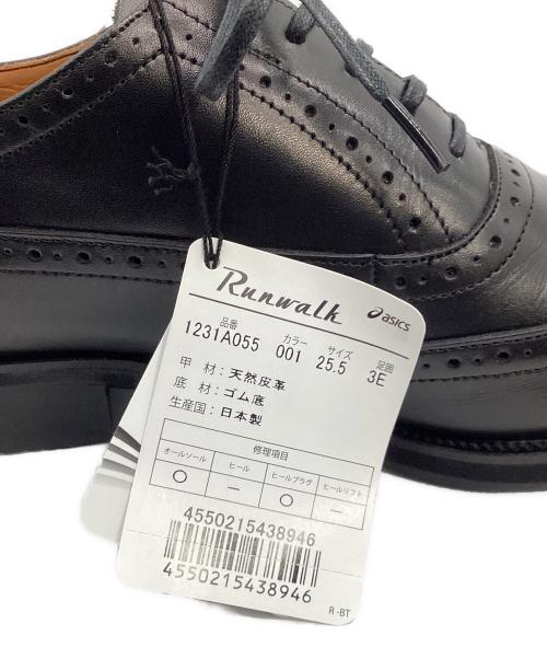 asics（アシックス）asics (アシックス) ウィングチップシューズ ブラック サイズ:25.5 未使用品の古着・服飾アイテム