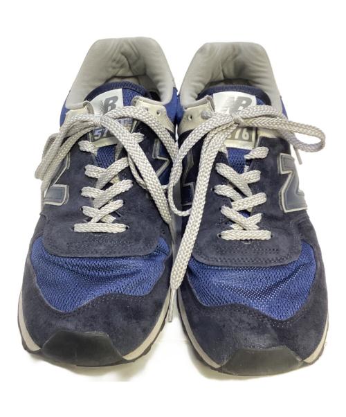 NEW BALANCE（ニューバランス）NEW BALANCE (ニューバランス) ローカットスニーカー ネイビー サイズ:27.5の古着・服飾アイテム