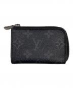 LOUIS VUITTONルイ ヴィトン）の古着「モノグラム・エクリプス ポルトモネ・ジュール」｜ブラック