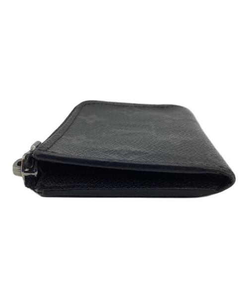 LOUIS VUITTON（ルイ ヴィトン）LOUIS VUITTON (ルイ ヴィトン) モノグラム・エクリプス ポルトモネ・ジュール ブラックの古着・服飾アイテム