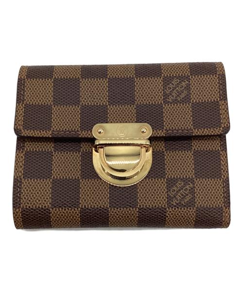 LOUIS VUITTON（ルイ ヴィトン）LOUIS VUITTON (ルイ ヴィトン) ダミエ　ポルトフォイユ・コアラ ブラウンの古着・服飾アイテム