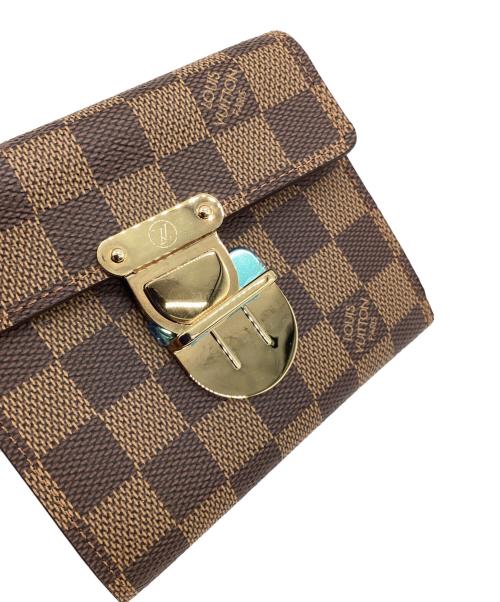 LOUIS VUITTON（ルイ ヴィトン）LOUIS VUITTON (ルイ ヴィトン) ダミエ　ポルトフォイユ・コアラ ブラウンの古着・服飾アイテム