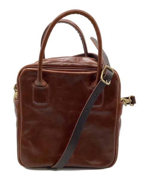 Ense（アンサ）Ense (アンサ) Ense キップレザースクエアボストンバッグSの古着・服飾アイテム