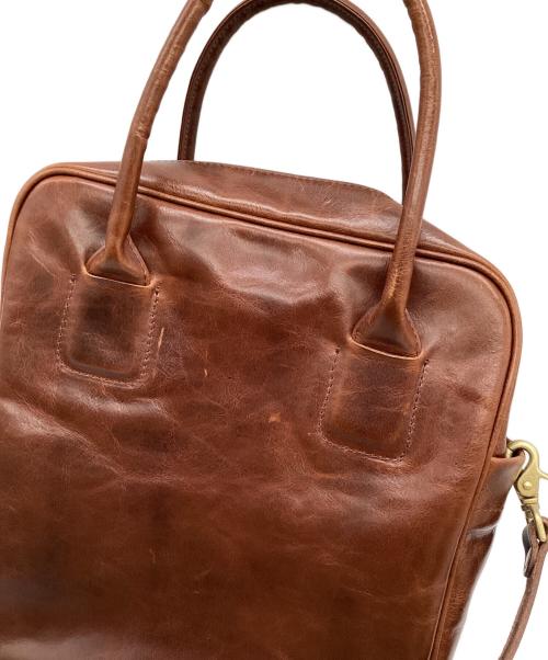 Ense（アンサ）Ense (アンサ) Ense キップレザースクエアボストンバッグSの古着・服飾アイテム