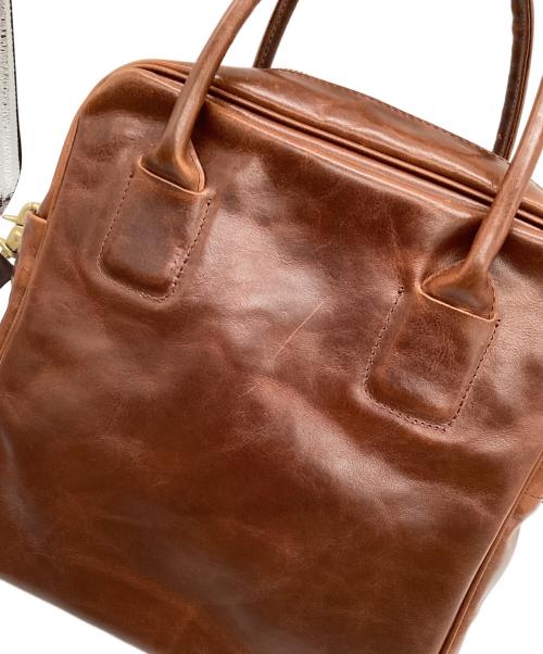 Ense（アンサ）Ense (アンサ) Ense キップレザースクエアボストンバッグSの古着・服飾アイテム