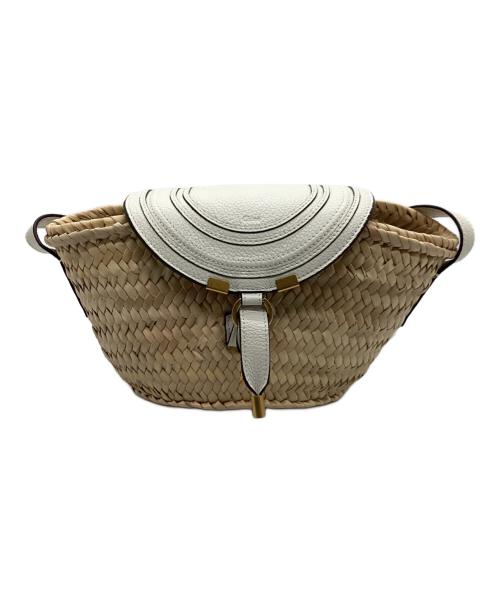 Chloe（クロエ）Chloe (クロエ) ショルダーバッグ　マーシー ナチュラル×ホワイトの古着・服飾アイテム