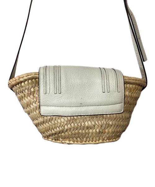 Chloe（クロエ）Chloe (クロエ) ショルダーバッグ　マーシー ナチュラル×ホワイトの古着・服飾アイテム