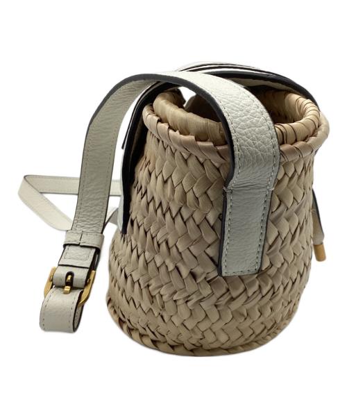 Chloe（クロエ）Chloe (クロエ) ショルダーバッグ　マーシー ナチュラル×ホワイトの古着・服飾アイテム