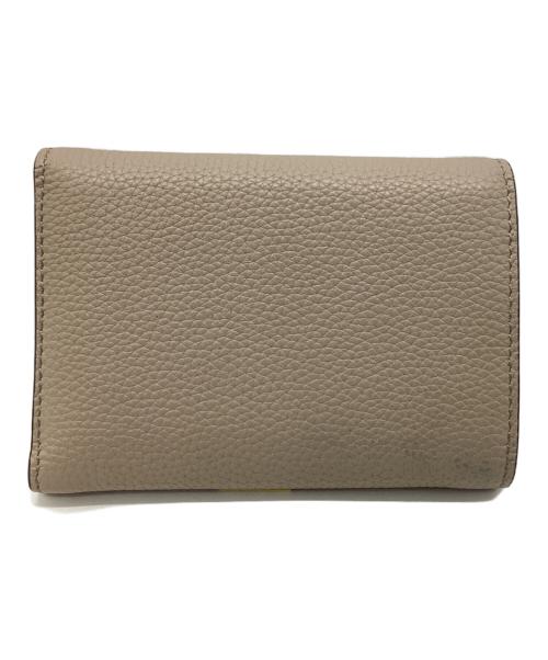 TORY BURCH（トリーバーチ）TORY BURCH (トリーバーチ) 3つ折り財布 ベージュの古着・服飾アイテム