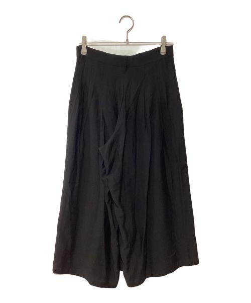 Y's（ワイズ）Y's (ワイズ) ラップワイドパンツ ブラック サイズ:1の古着・服飾アイテム