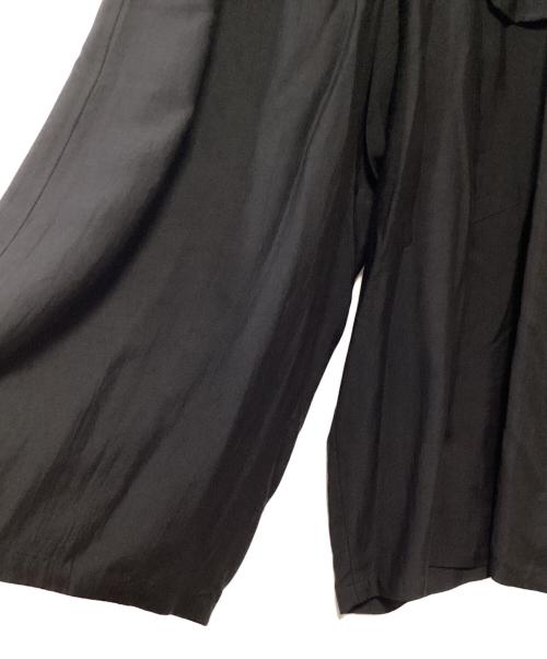 Y's（ワイズ）Y's (ワイズ) ラップワイドパンツ ブラック サイズ:1の古着・服飾アイテム