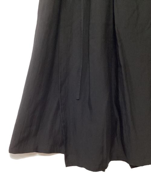 Y's（ワイズ）Y's (ワイズ) ラップワイドパンツ ブラック サイズ:1の古着・服飾アイテム