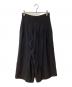 Y's (ワイズ) ラップワイドパンツ ブラック サイズ:1：10000円