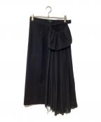 Y'sワイズ）の古着「スカート」｜ブラック