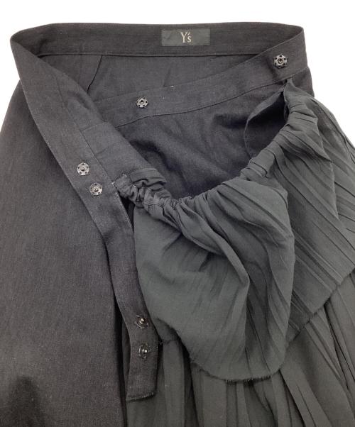 Y's（ワイズ）Y's (ワイズ) スカート ブラック サイズ:1の古着・服飾アイテム